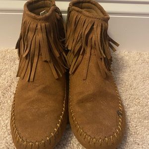 Moccasin booties